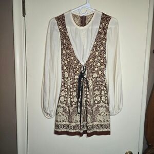 Vintage 1960s Boho Hippie YOUNG‎ EDWARDIAN dress Size 7 Authentic! by Arpeja